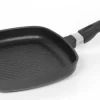 AMT Gastroguss AMT Eckpfanne Flach Aus Aluguss Mit Grillstreifen Für Induktion 20 X 20 Cm 7