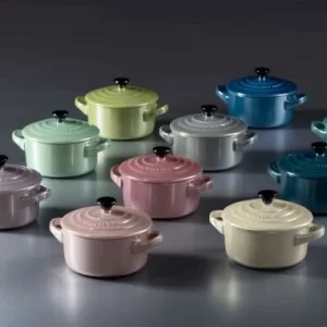 Le Creuset Mini Cocotte In Ofenrot Metallic 7